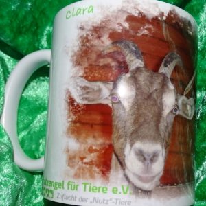 Panoramatasse Ziegen Klara und Paula