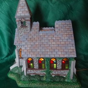 Partylite-Kirche "Old Village" aus Keramik -keine Neuware-