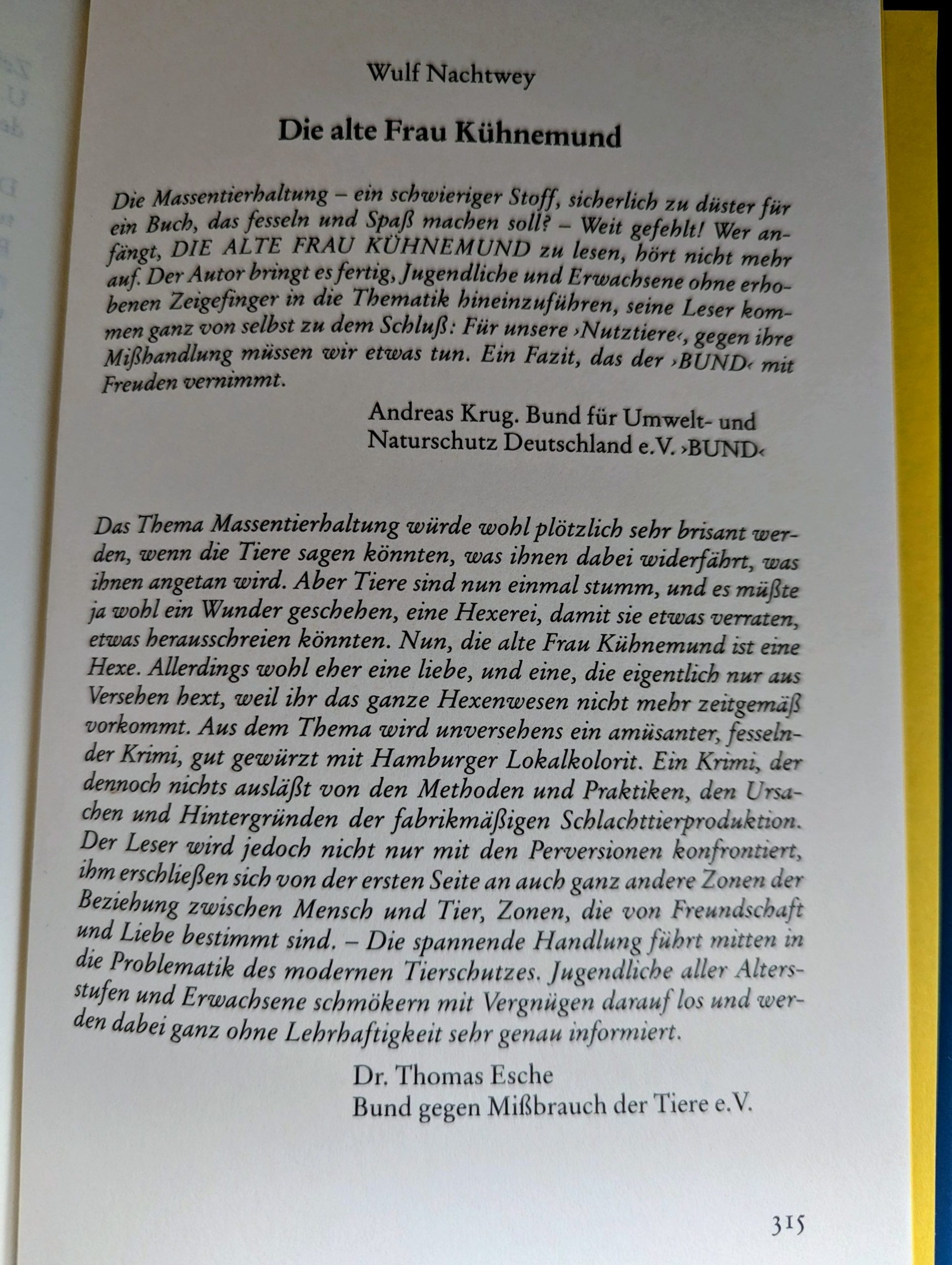 Krimibuch "Die alte Frau Kühnemund" – Bild 2